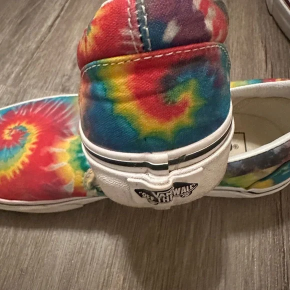 Authentic Vans Tie Dye Slip On Skate Shoe - Picture 2 of 2